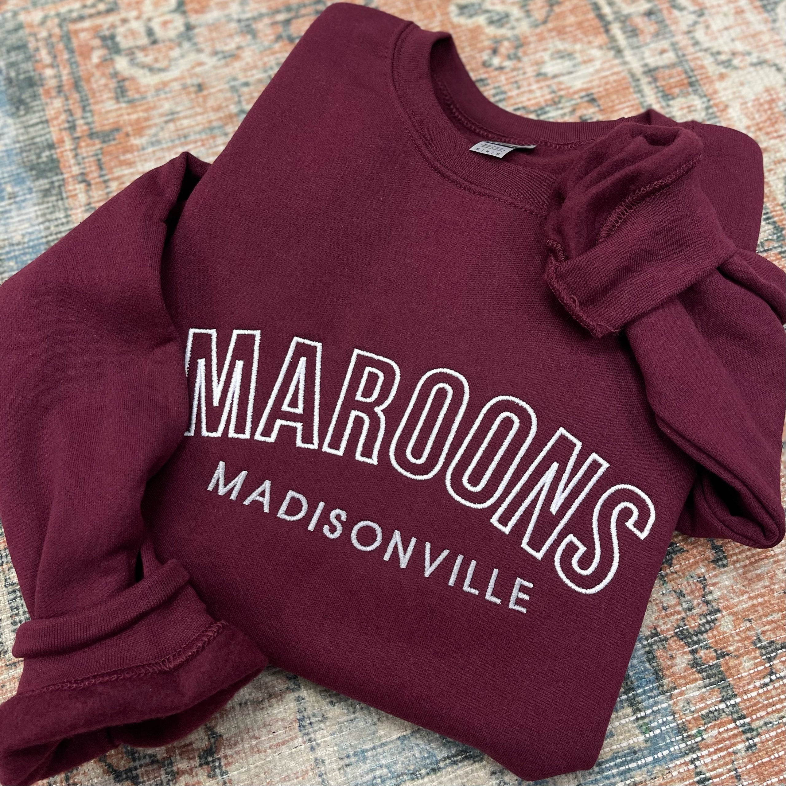 Madisonville Maroons Classic Crewneck | A+M Monogram